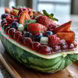 Watermelon Berries Carving Board