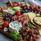Spring Charcuterie Board Edible Flowers