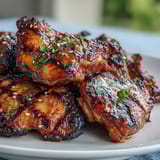 Honey Sriracha Grilled Chicken Thighs