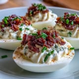 Bacon Ranch Deviled Eggs