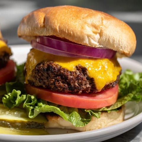 Juicy Beef Patties Burgers