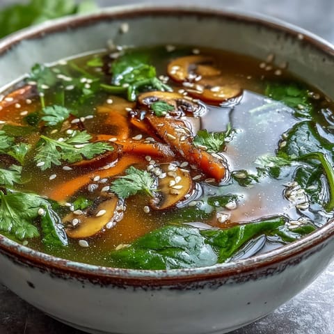 Miso Ginger Winter Soup
