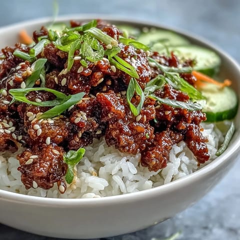 Ready in 25 minutes, topped with fresh carrots, cucumbers, and green onions.