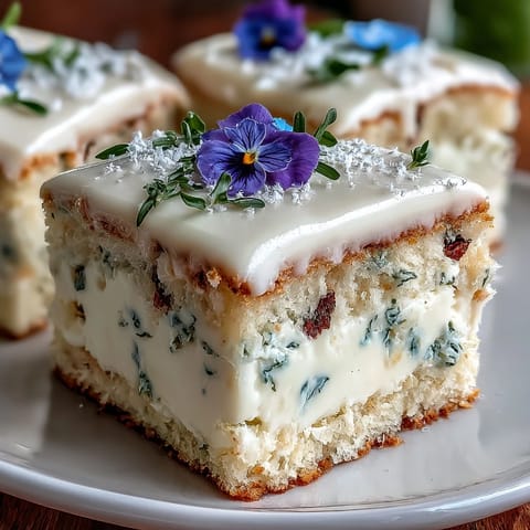 Elegant mini vanilla cakes layered with creamy buttercream and adorned with vibrant edible flowers, ideal for spring birthdays.