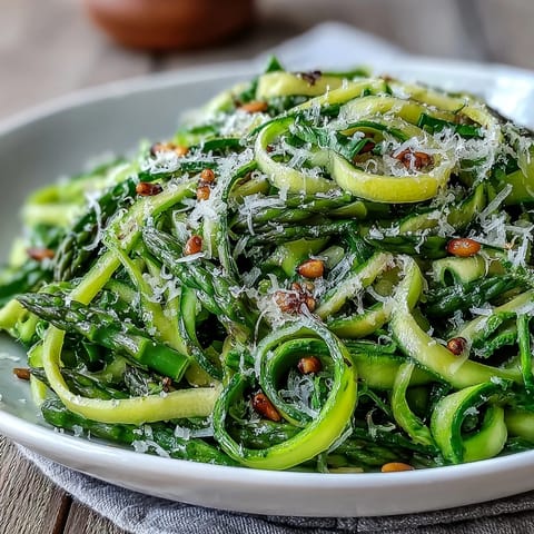 Fresh asparagus ribbons tossed with lemon zest and Parmesan for a bright, crisp salad. Shaved Asparagus with Lemon and Parmesan is a perfect spring appetizer.