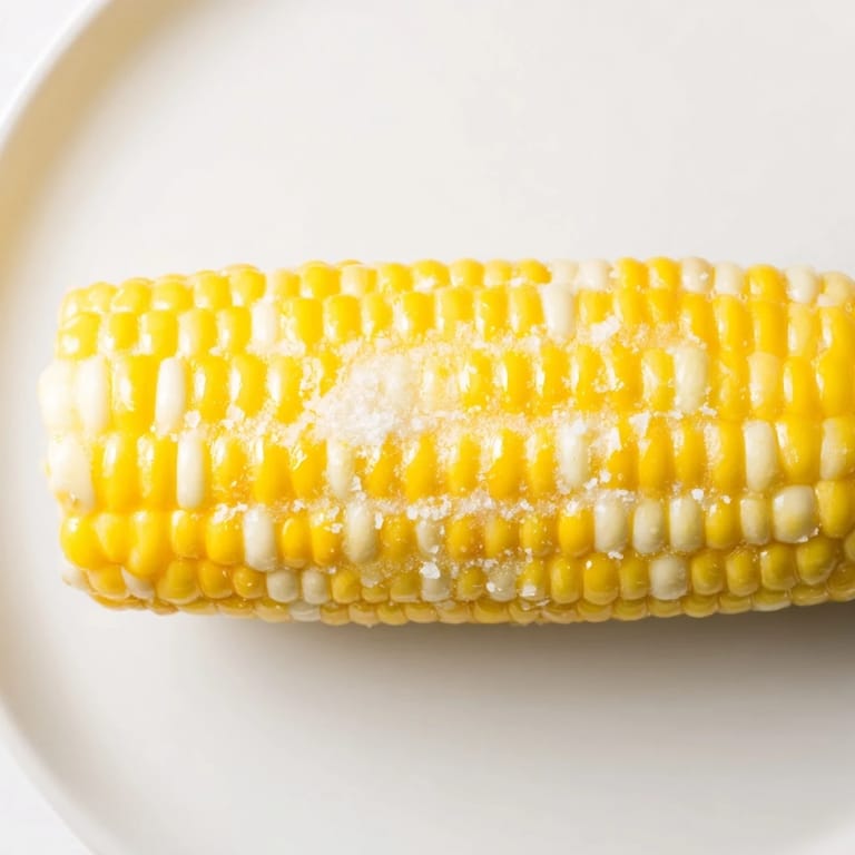 Fresh, vibrant corn on the cob, perfectly cooked and glistening—the ideal accompaniment to any barbecue.