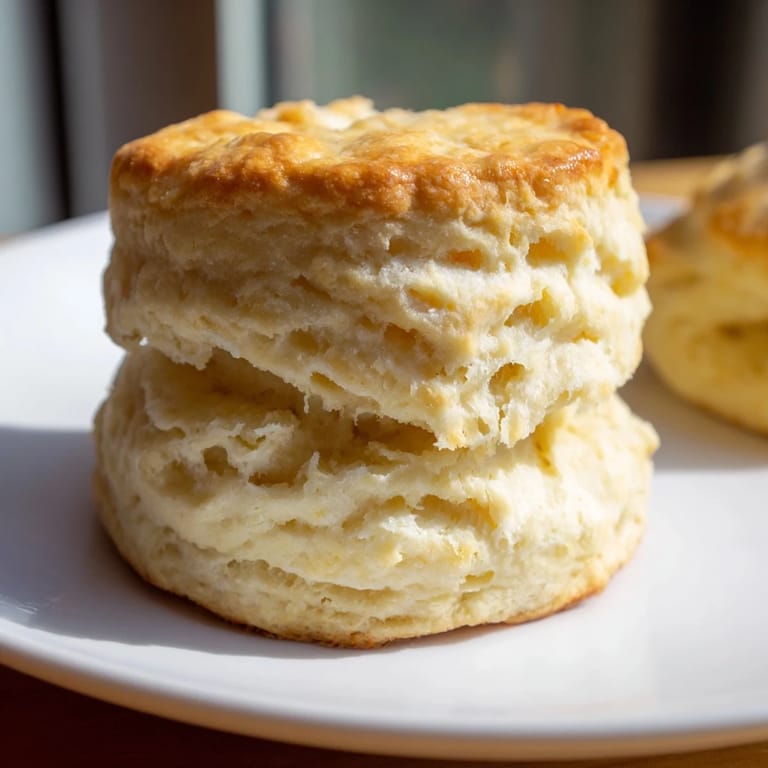 Warm and flaky buttermilk biscuits, a classic American side dish, rising beautifully in the oven.