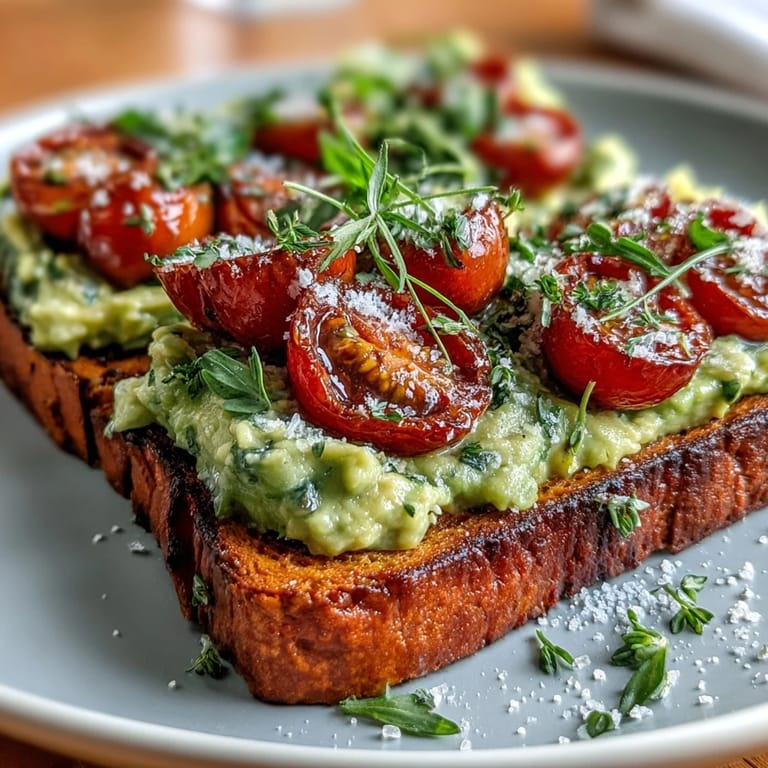 Savory sweet potato toast variations spread with hummus and topped with crumbled feta and chili flakes, arranged on a white plate.