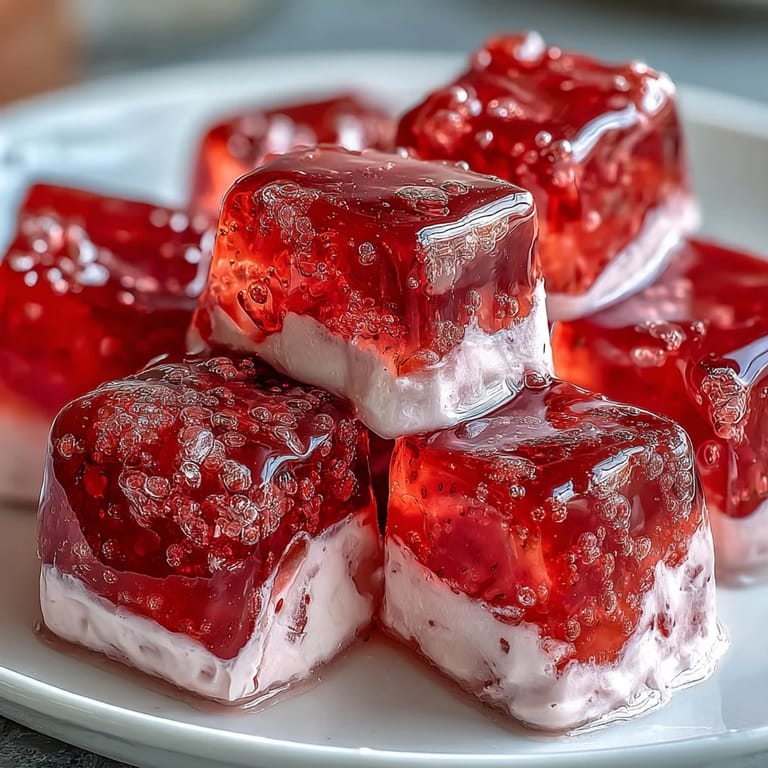 Refreshing mosaic cake with strawberry rose flavors, a perfect dessert.