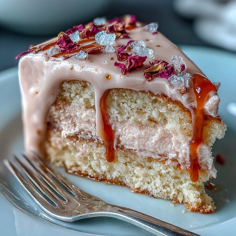 A festive pink and gold Bridal Shower Rosé Velvet Cake, perfect for a celebration.